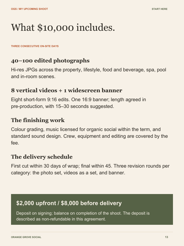 Preview: the pricing section